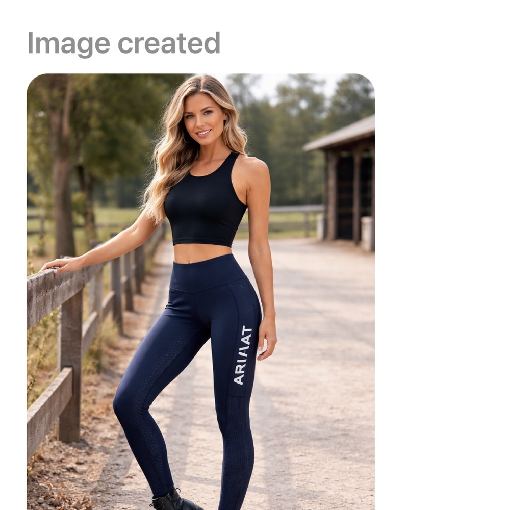 Ariat Women's Navy grip riding equestrian leggings